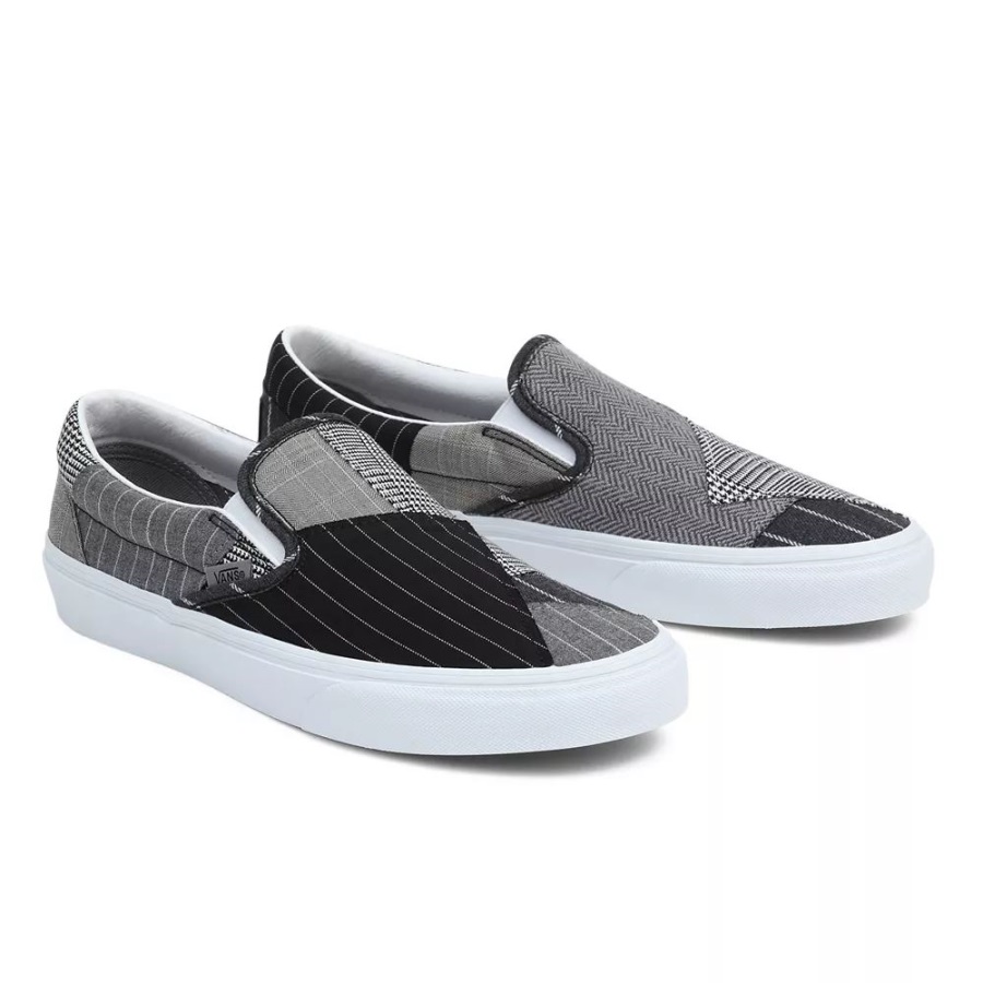 Vans Classic Slip-On Patchwork Shoes Grey