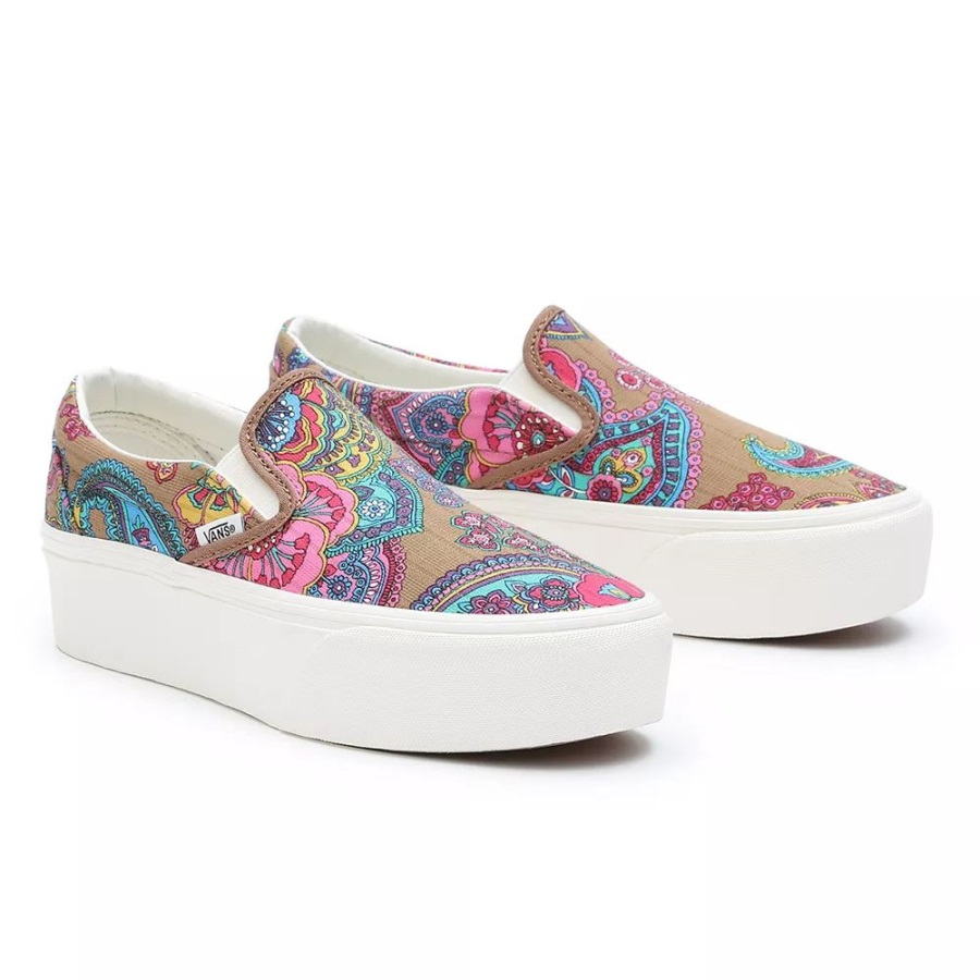 Vans Classic Slip-On Stackform Shoes Multi