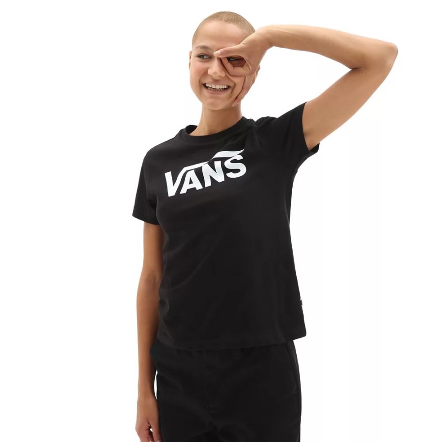 Vans Flying V Crew Tee Black Women