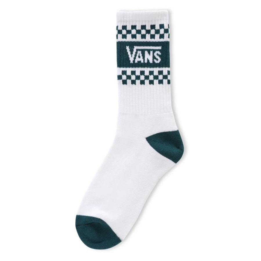 Vans Girl Gang Crew Socks (1 Pair) Blue-White