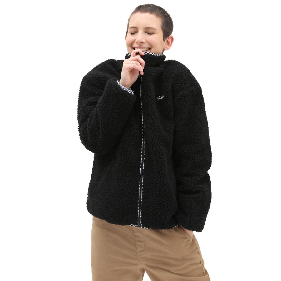 Vans Griffen Sherpa Zip Jacket Black