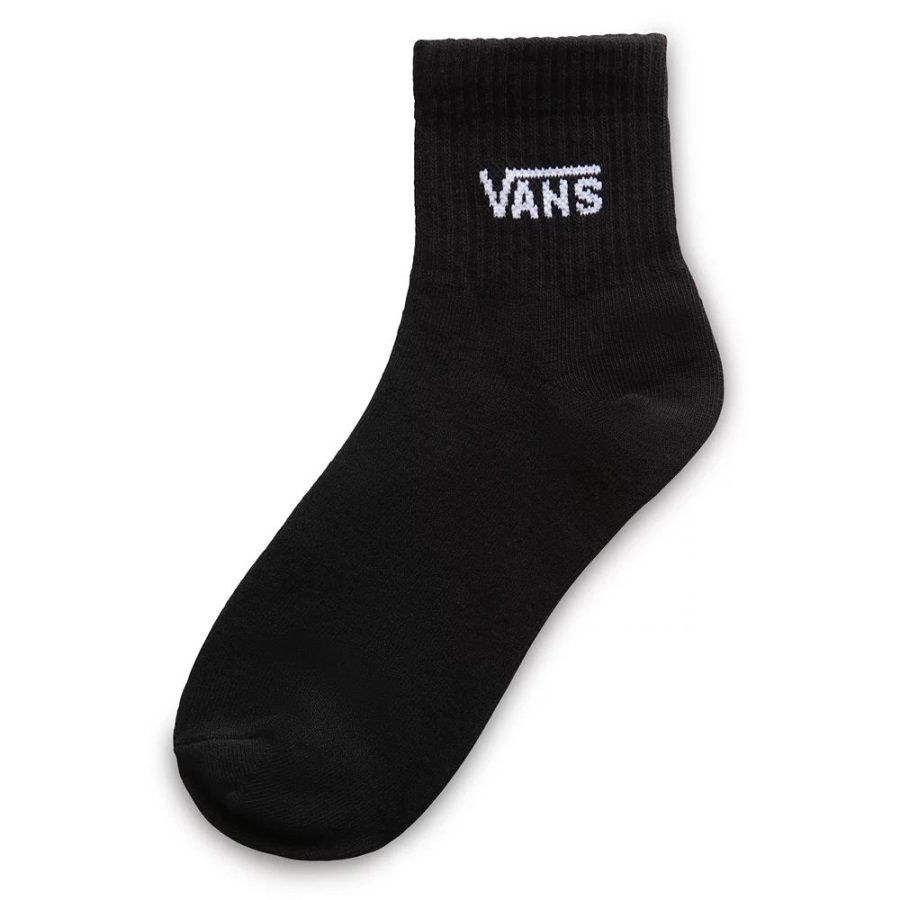 Vans Half Crew Socks Us 6.5-10 (1 Pair) Black