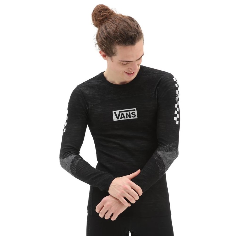 Vans Intraknit Merino Base Layer Crew T-Shirt Black