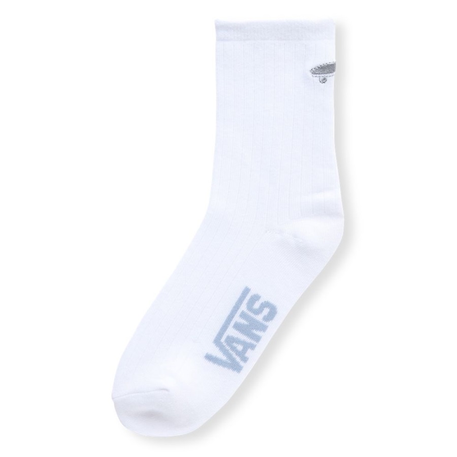 Vans Kickin It Crew Socks (1 Pair) White