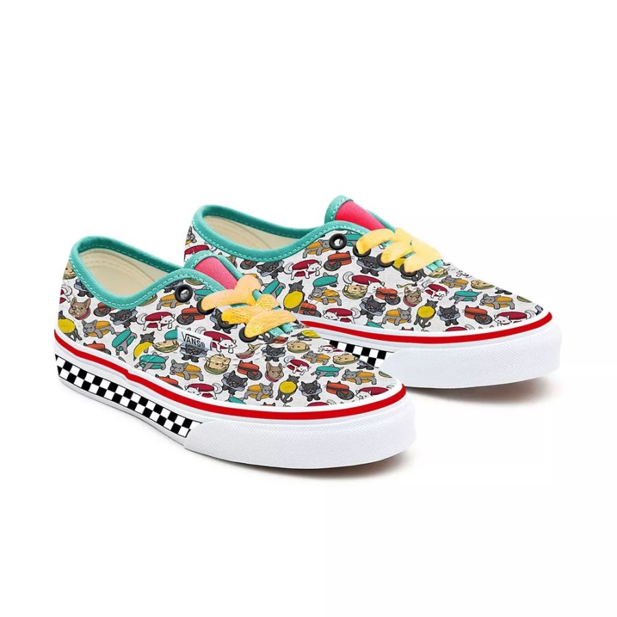Vans Kids Customs Macaron Authentic Shoes (4-8 Years)