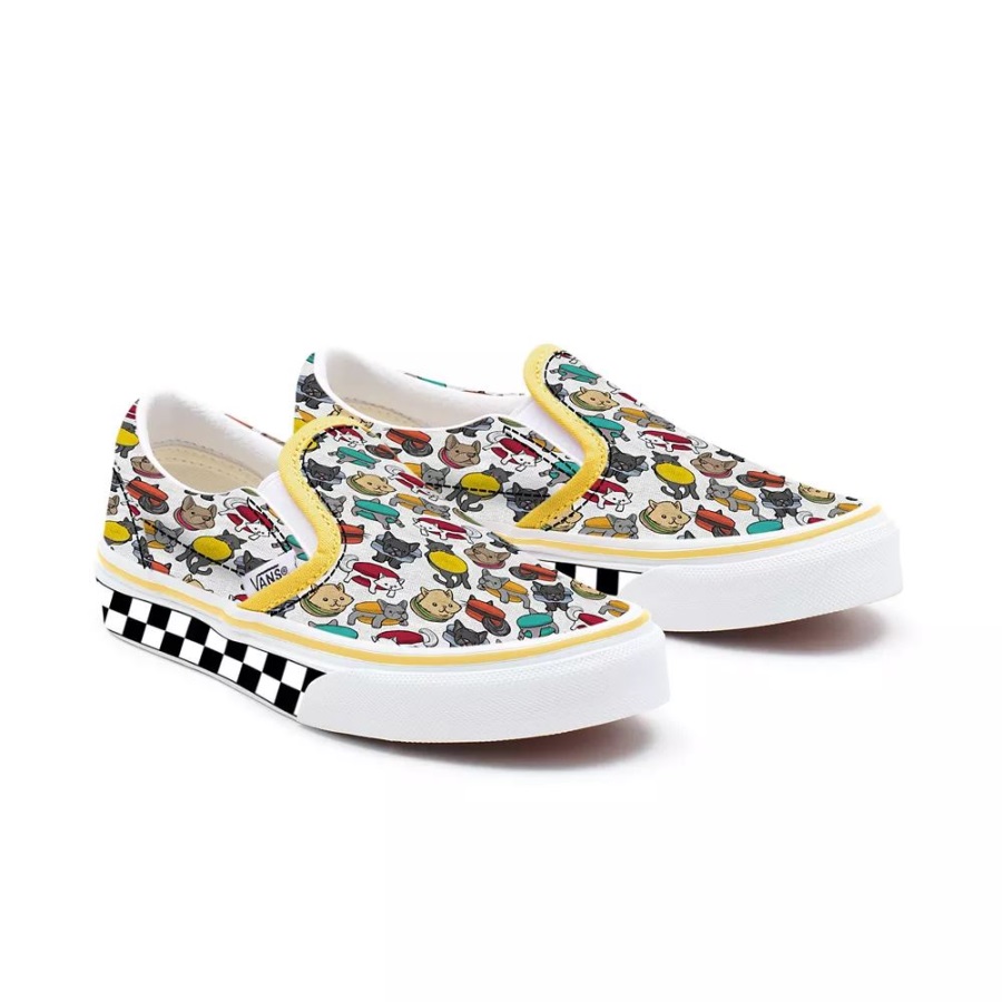 Vans Kids Customs Macaron Slip-On Shoes (4-8 Years)
