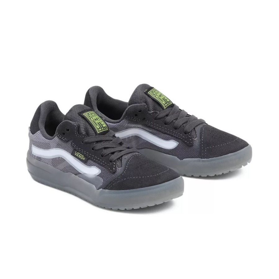 Vans Kids Evdnt Ultimatewaffle Shoes (4-8 Years) Black-Grey
