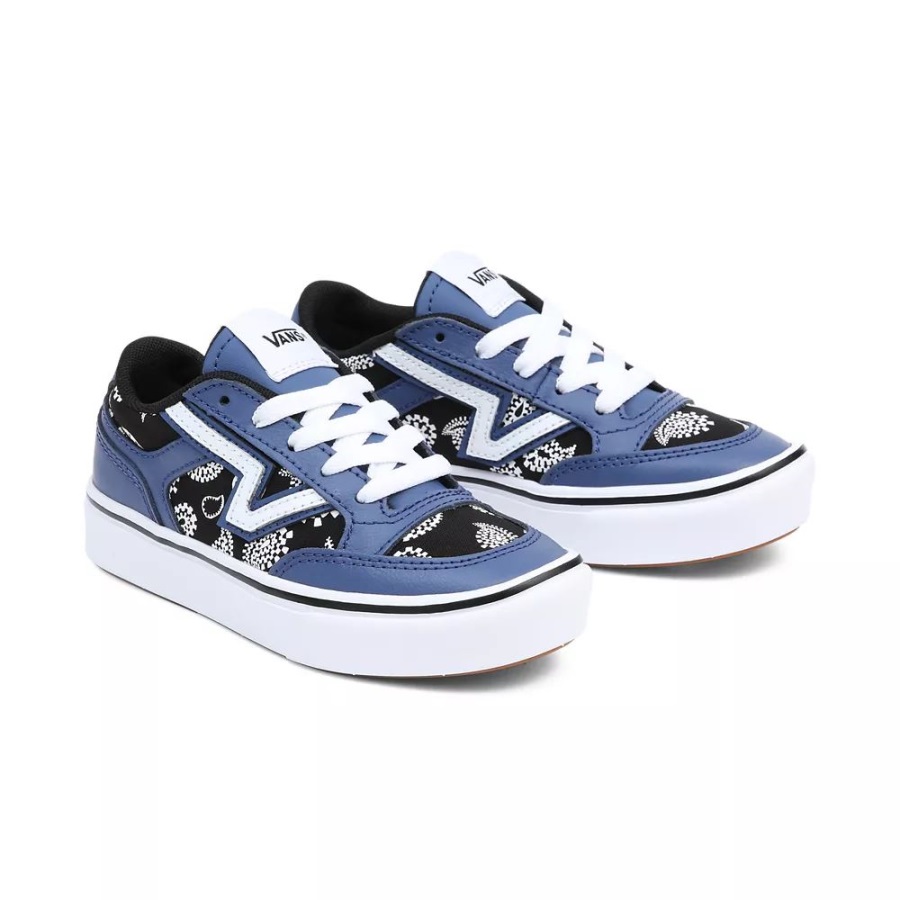 Vans Kids Lowland ComfyCush Shoes (4-8 Years) Blue