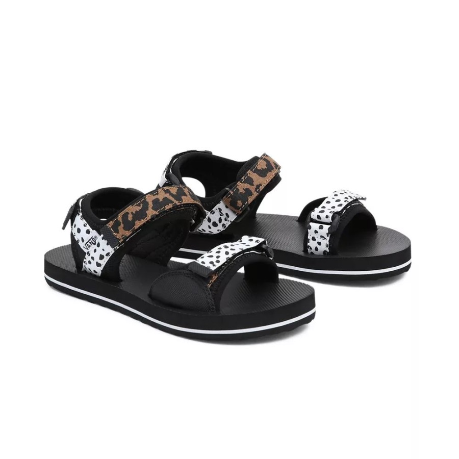 Vans Kids Tri-Lock Shoes (4-8 Years) Black-White