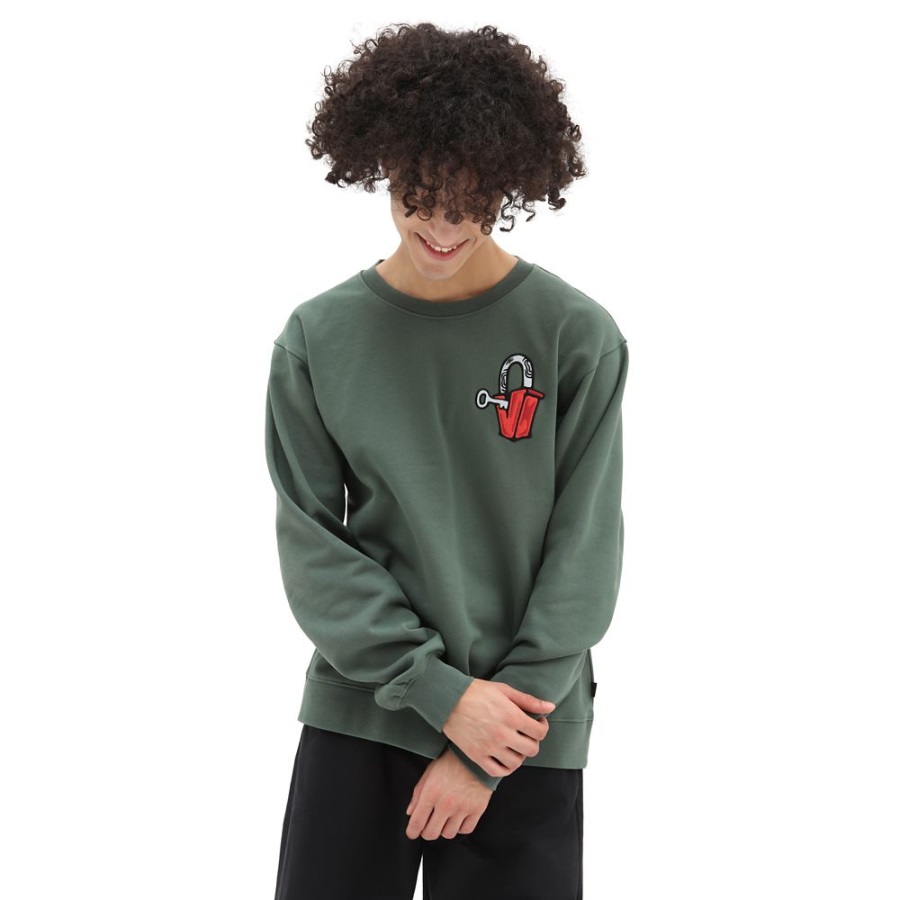 Vans Skate Classics Crew Sweater Green