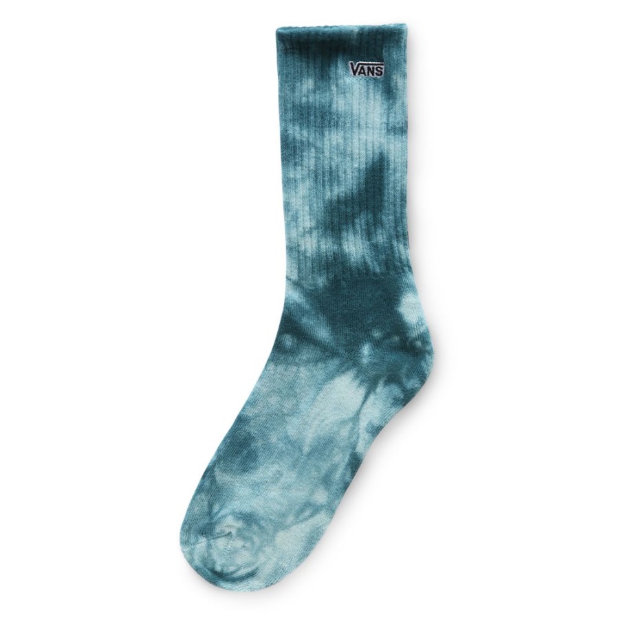 Vans Tie Dyed Crew Socks (1 Pair) Green