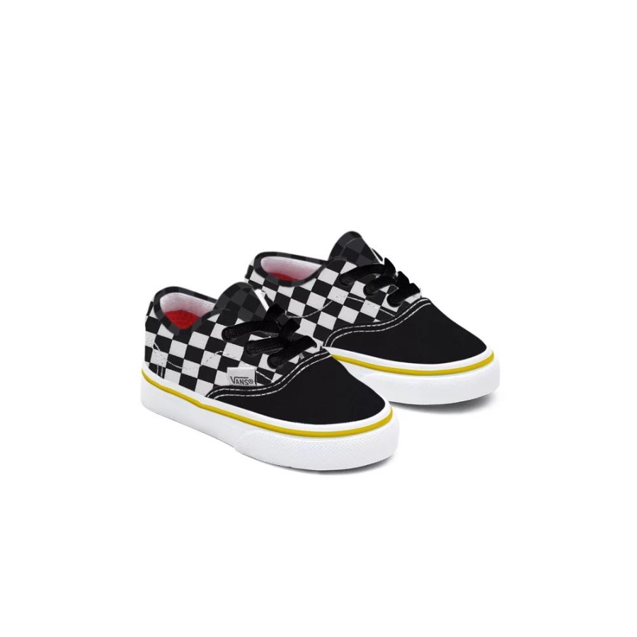 Vans Toddler Customs Checkerboard Authentic Shoes (1-4 Years)
