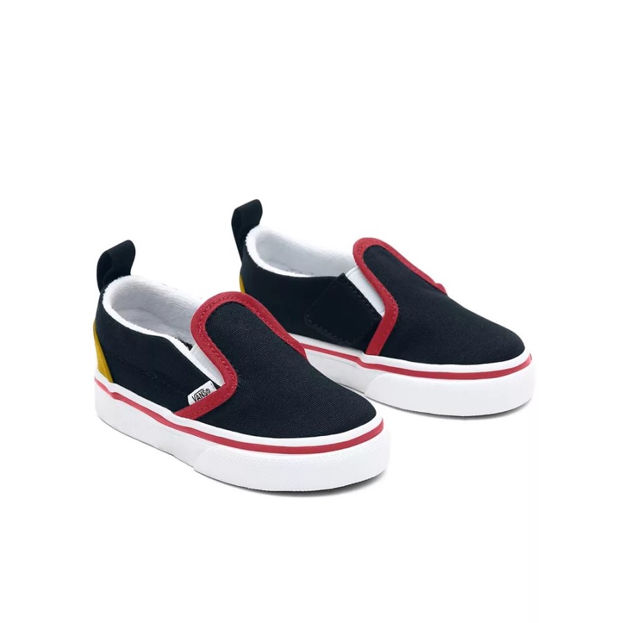 Vans Toddler Customs Color Block Slip-On Shoes (1-4 Years)