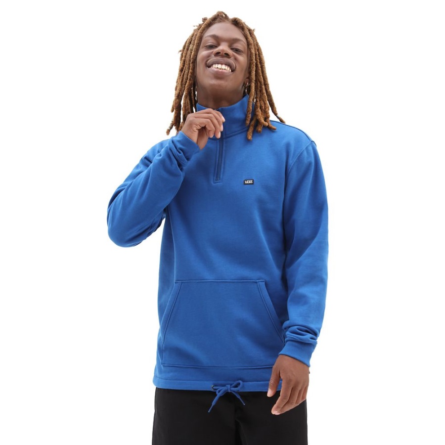 Vans Versa Standard Q-Zip Sweatshirt Blue