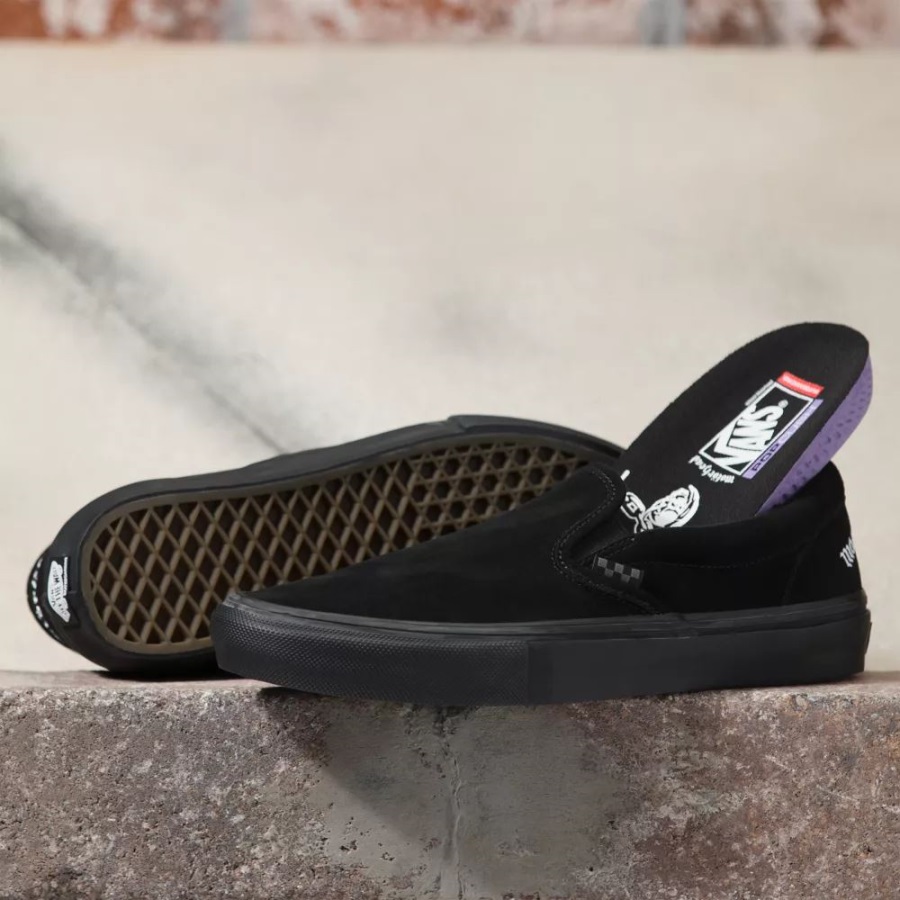 Vans x Motorhead Skate Slip On Shoes Black
