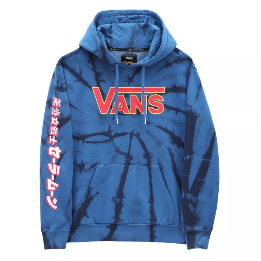 Vans x Pretty Guardian Sailor Moon Fleece Tie Dye Pullover Sweater Blue
