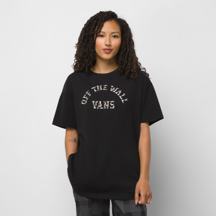 Vans Animal Mix Oversized Tee Black