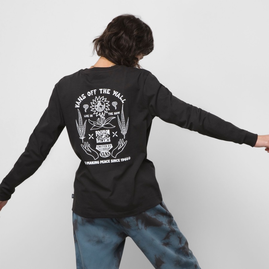 Vans Calmed Long Sleeve BFF Tee Black