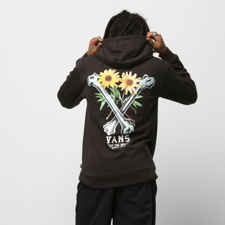 Vans Crossbones Pullover Hoodie Black