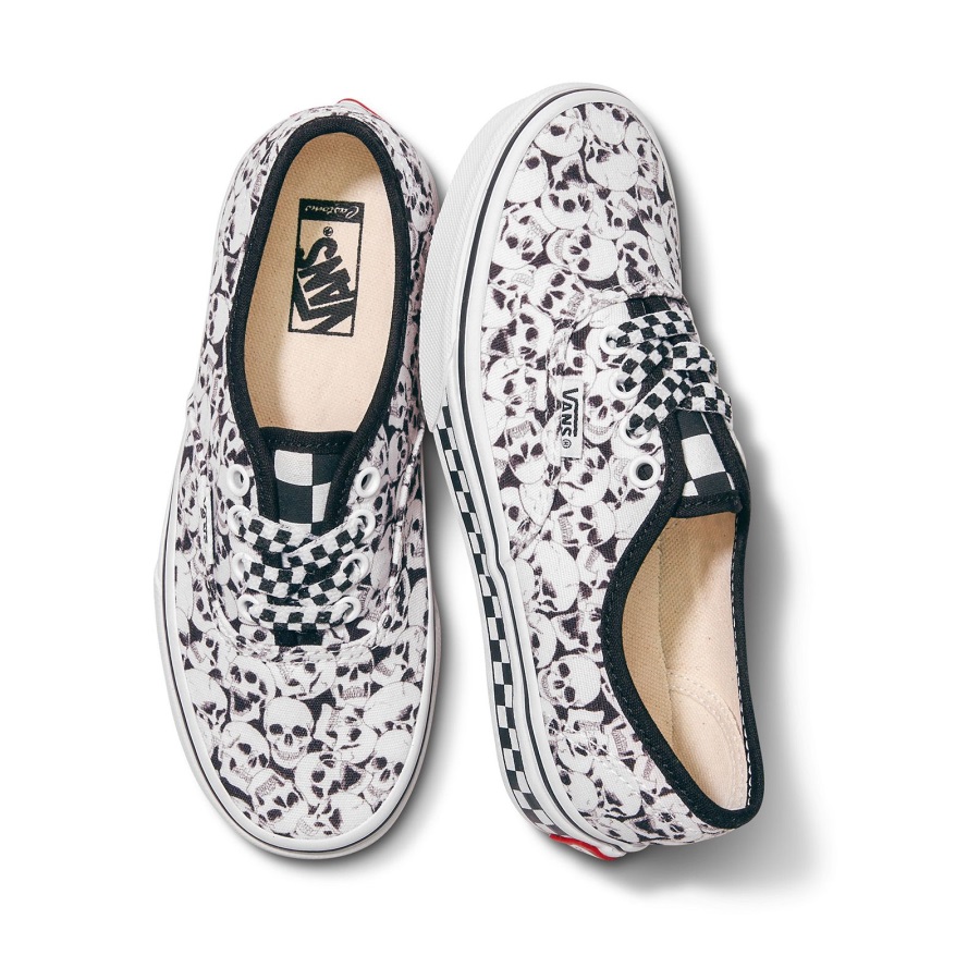 Vans Customs Kids Skulls Authentic