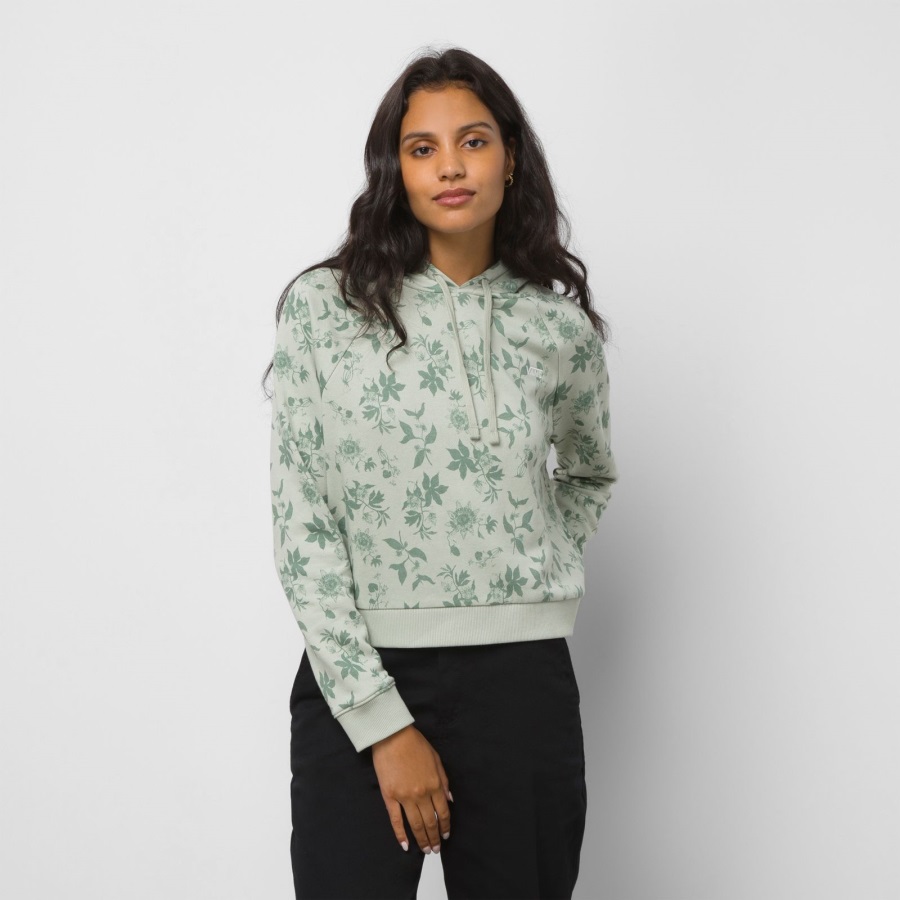 Vans Feel Good Boxy Pullover Hoodie Desert Sage