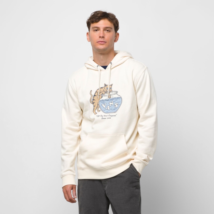 Vans Gone Fishing Hoodie Antique White