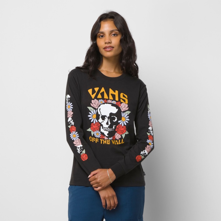 Vans Headliner Long Sleeve BFF Tee Black