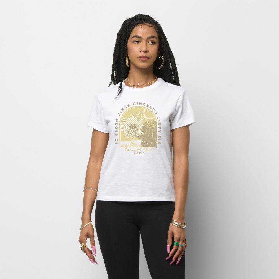 Vans High Road Crew Tee White