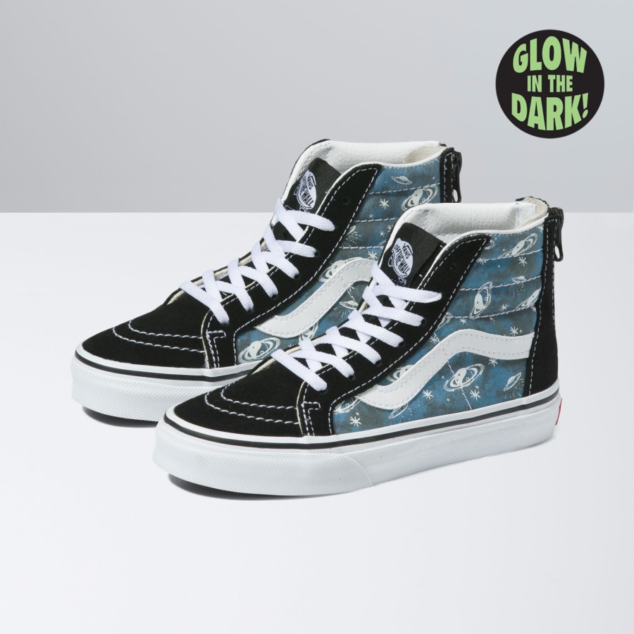 Vans Kids Cosmic Glow Sk8-Hi Zip Multi