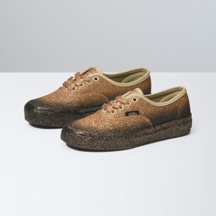 Vans Kids Party Glitter Authentic Black-Gold