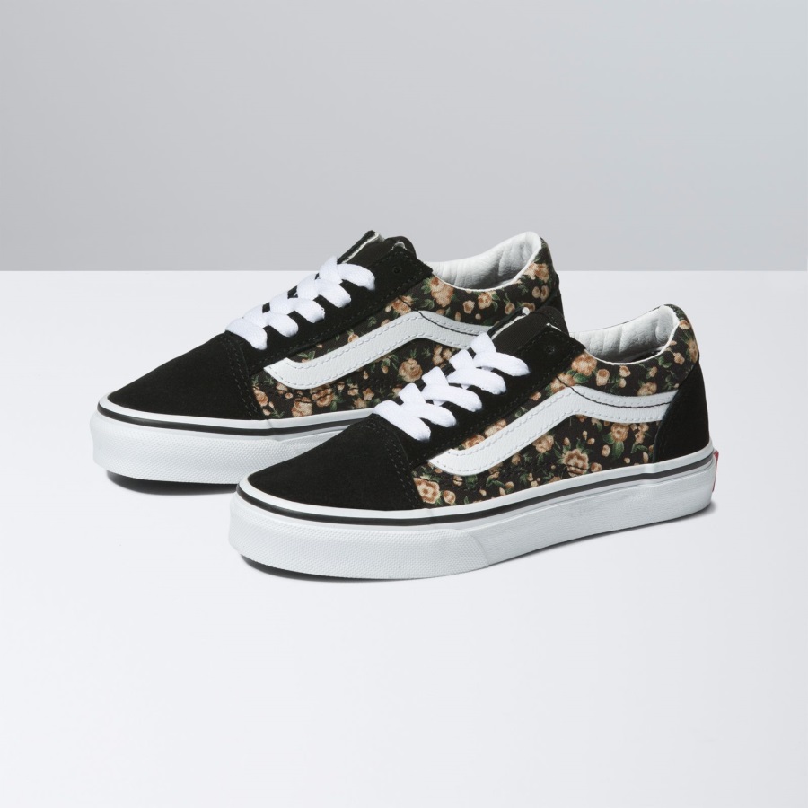 Vans Kids Rose Dreams Old Skool Black-White