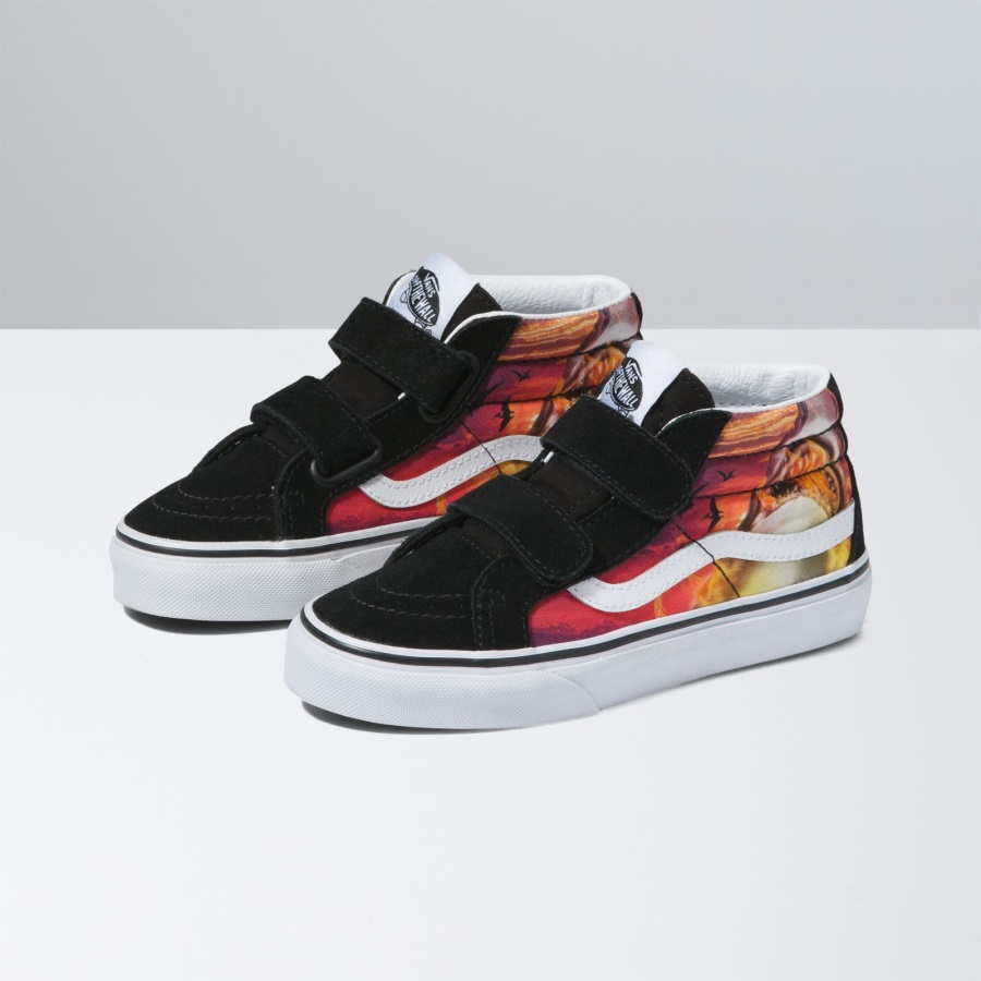 Vans Kids Shark Sunset Sk8-Mid Reissue V Black-True White