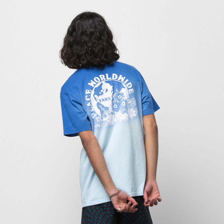 Vans Peace Worldwide T-Shirt True Blue