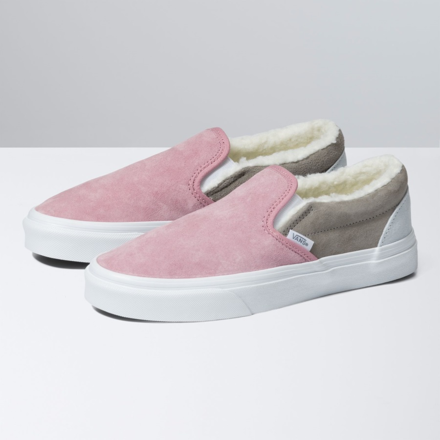 Vans Pig Suede Sherpa Classic Slip-On Multi Color