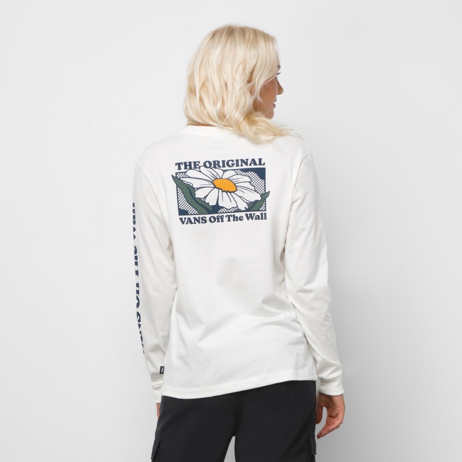 Vans SEvvy Long Sleeve BFF Tee Marshmallow