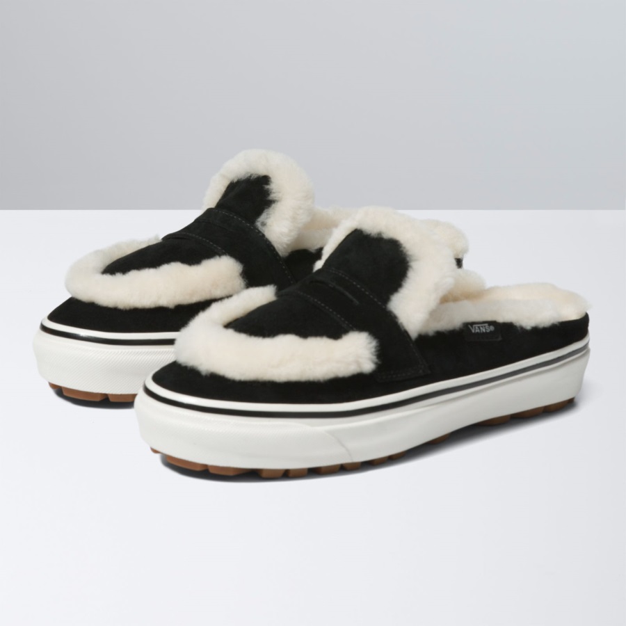 Vans Shearling Style 53 Cozy Mule DX Black-Natural