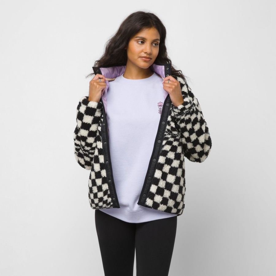 Vans Worldwide Sherpa Mock Jacket Black