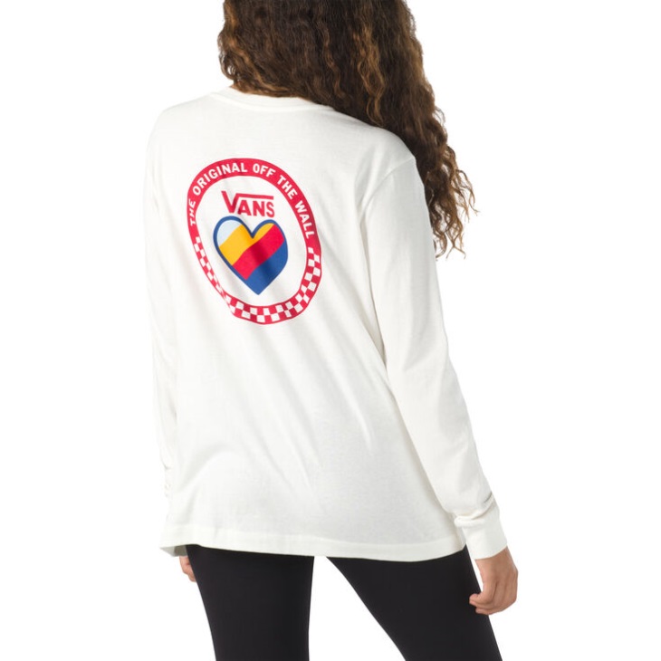 Vans Anaheim Rainbow Boyfriend T-Shirt Marshmallow