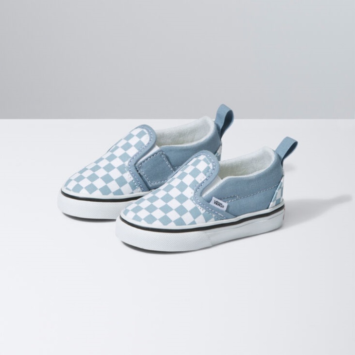 Vans Color Theory Toddler Slip-On V Ashley Blue