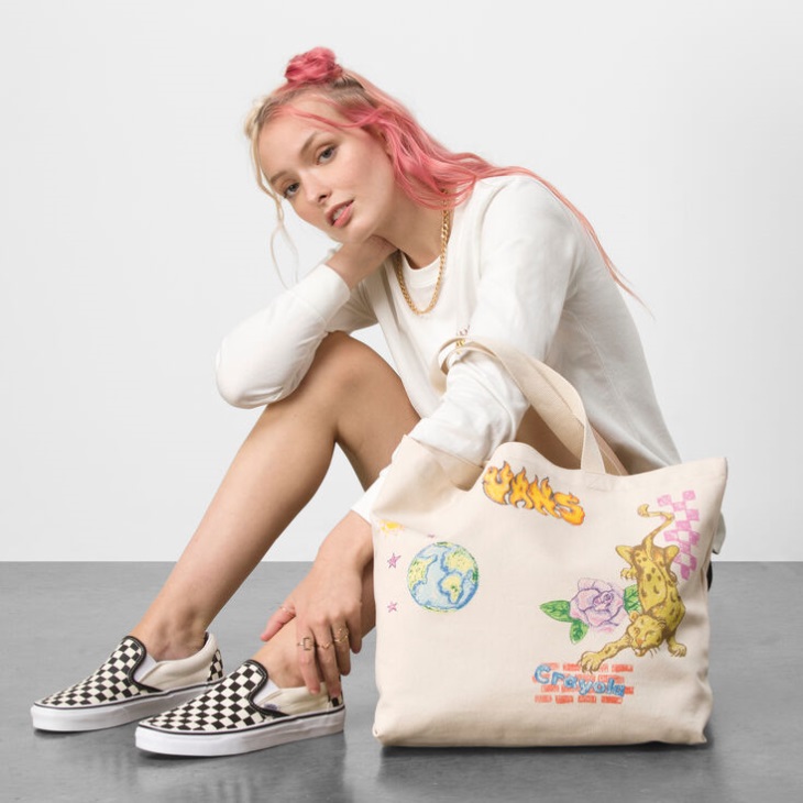 Vans Crayola Tote Bag Natural