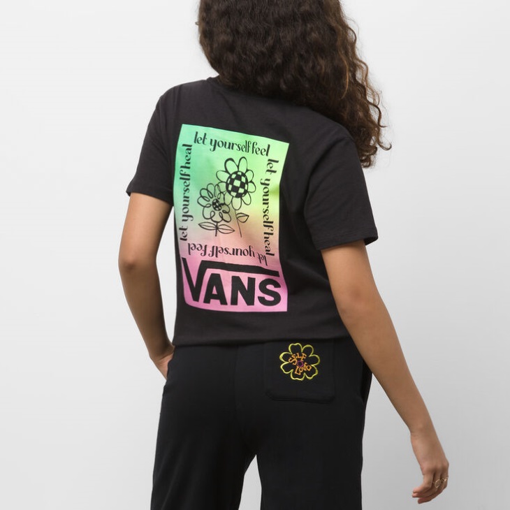 Vans Cultivate Care Boyfriend T-Shirt Black