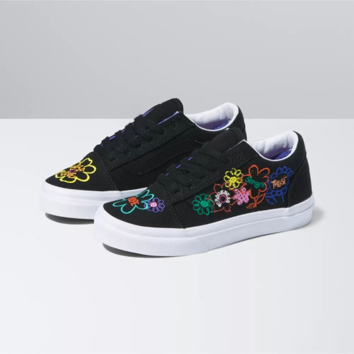 Vans Cultivate Care Kids Old Skool Garden-True White