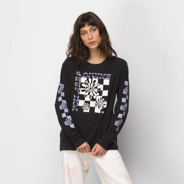Vans Divine Energy Long Sleeve T-Shirt Black