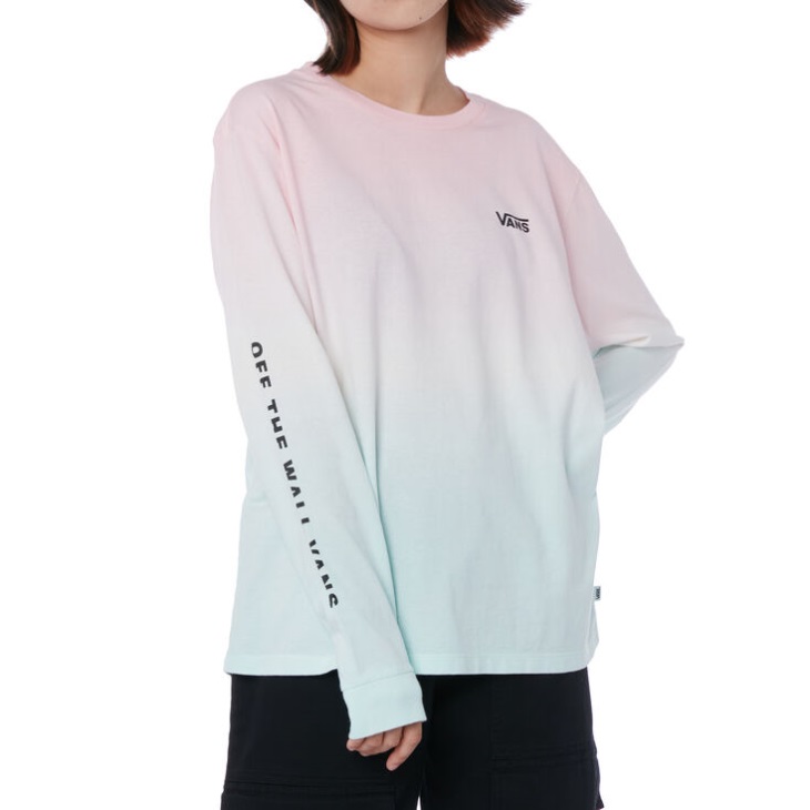 Vans Gradient Dyed Long Sleeve T-Shirt Rainbow Gradient