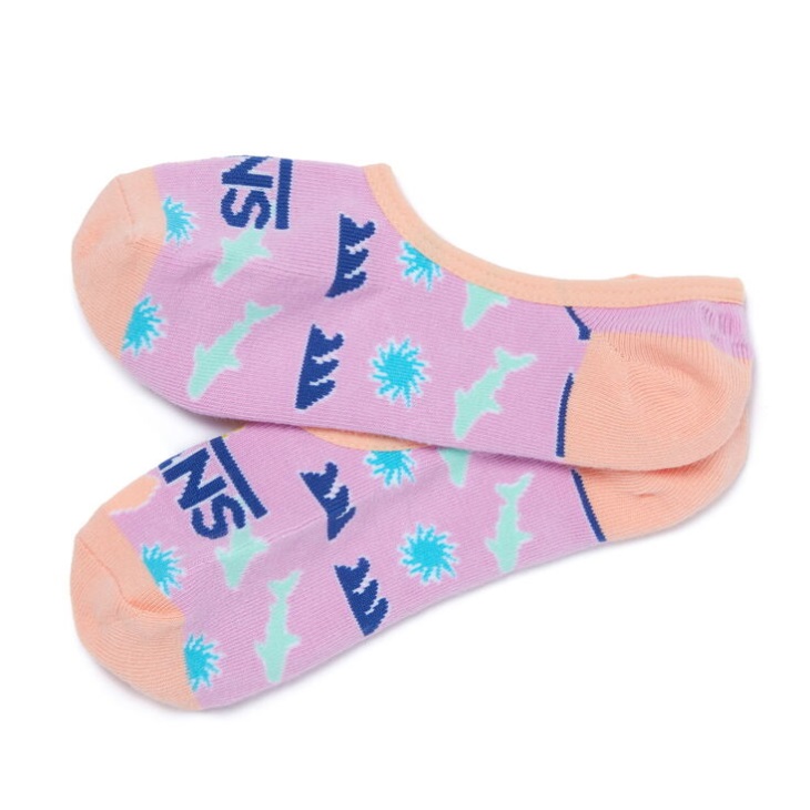 Vans Hi Tides Canoodle (Size 6.5-10 1 Pair Pack) Coral Almond