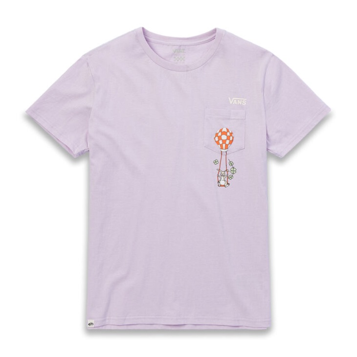 Vans Lucky Day Pocket T-Shirt Lavender Fog