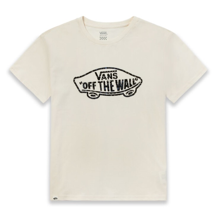 Vans Paisley Logo T-Shirt Antique White
