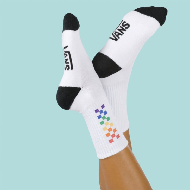 Vans Pride Girl Gang Socks (Size 6.5-10) Rainbow