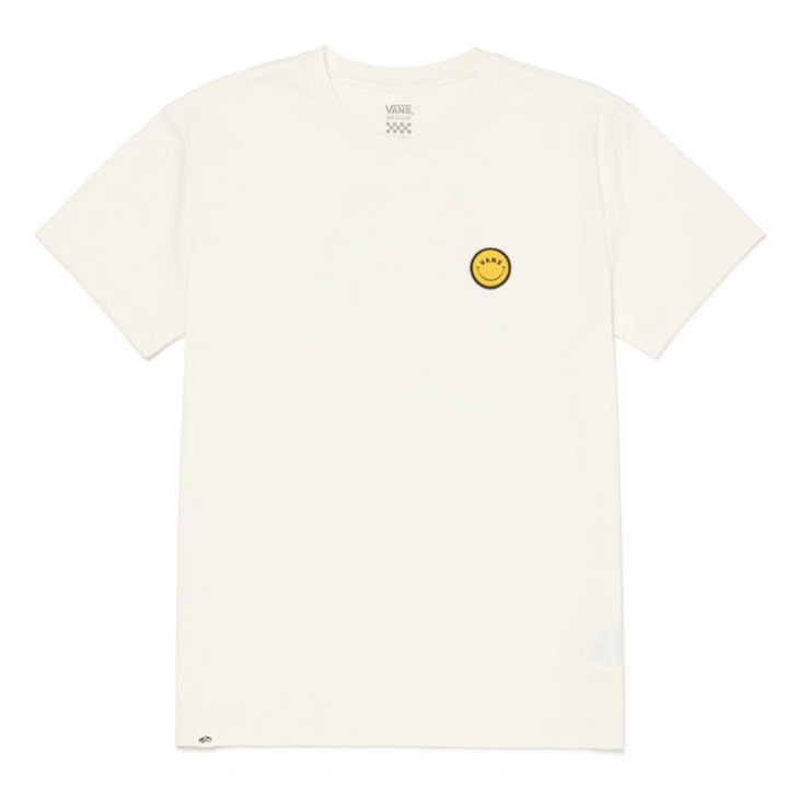 Vans Retro Groove Smile Short Sleeve T-Shirt Marshmallow