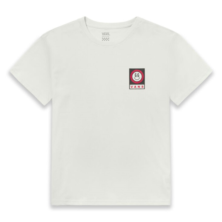 Vans Smile 66 T-Shirt Marshmallow